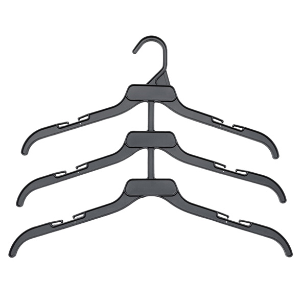 China Supply Double Plastic Top Hangers High Quality Cheap Price Kids Coat Hangers for Stores