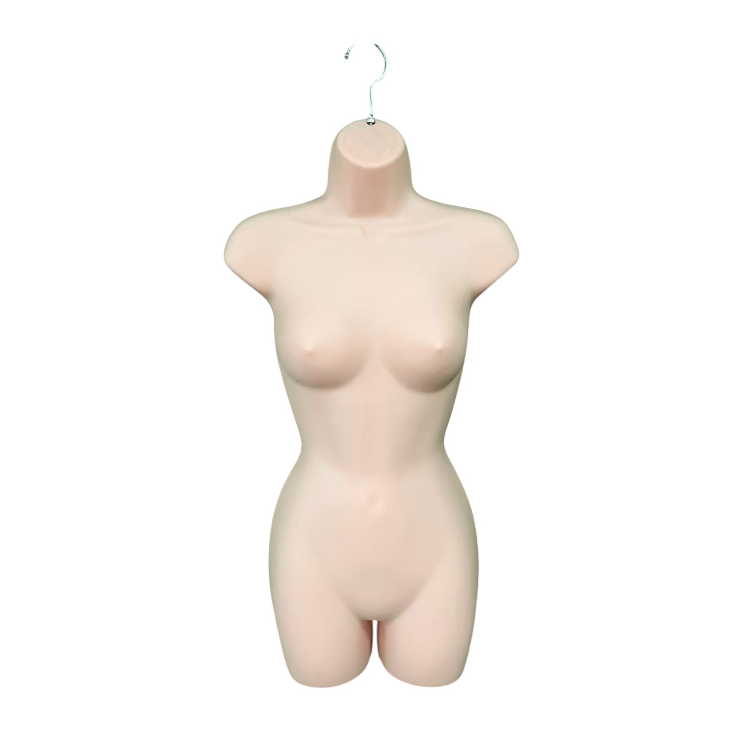 Sales Promotion Big Bust Model Female Plastic Hanging/ Body Form with Metal Hook Mannequins