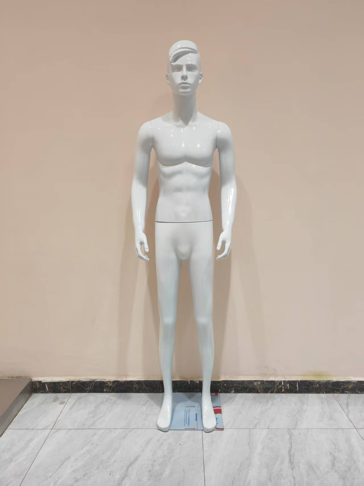 Male Mannequin Dress Form Display，Mannequin Torso Stand Realistic Full Body Mannequin for Retail Clothing Shop