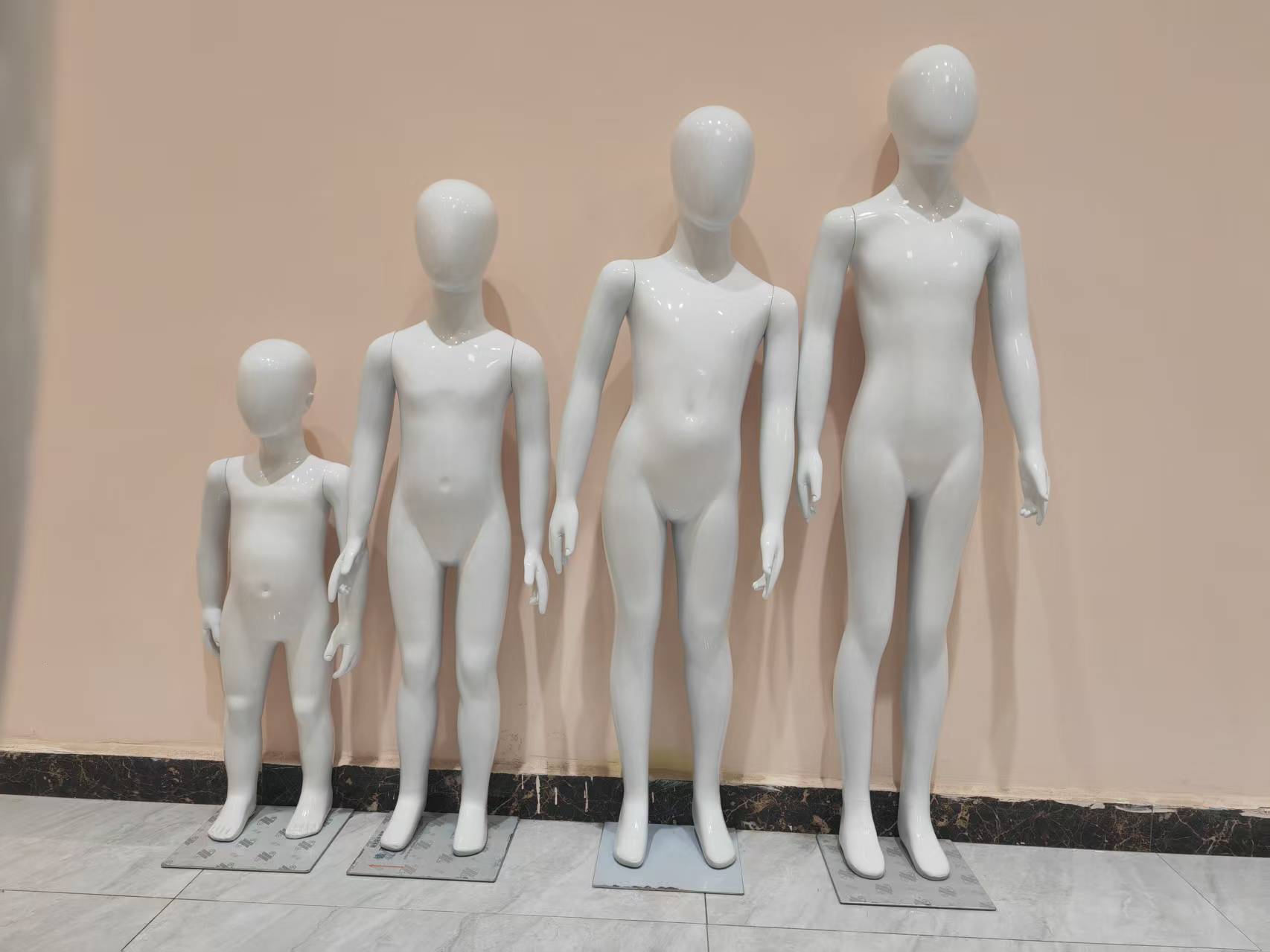 Child Mannequin Full Body, Children Dress Form Adjustable Faceless Mannequin Torso, Realistic Adjustable Detachable Manikin Body Display with Metal Base