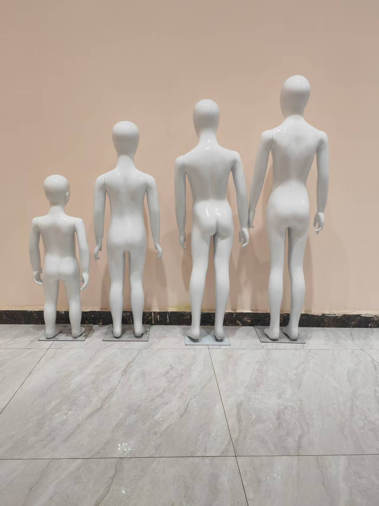 Child Mannequin Full Body, Children Dress Form Adjustable Faceless Mannequin Torso, Realistic Adjustable Detachable Manikin Body Display with Metal Base